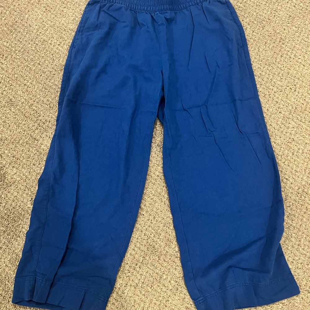 Women’s linen Blue Pants